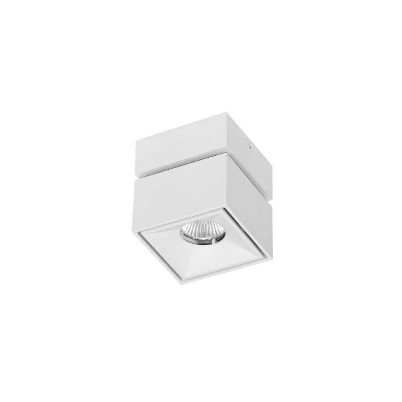 MINI RUBYC APPLIQUE PLAFONIERA PROIETTORE A LED 7W BIANCO O NERO DIREZIONABILE BENEITO FAURE - Cristalensi Shop Online