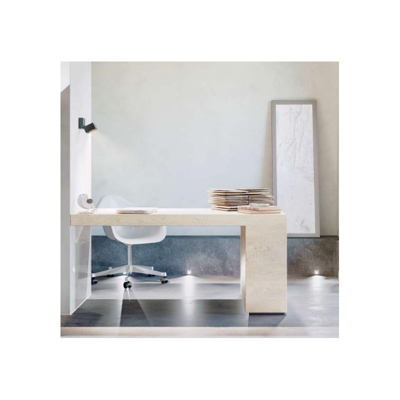 MINI RUBYC APPLIQUE PLAFONIERA PROIETTORE A LED 7W BIANCO O NERO DIREZIONABILE BENEITO FAURE - Cristalensi Shop Online