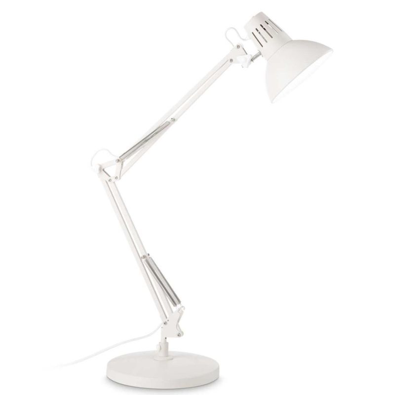 LAMPADA DA TAVOLO IN METALLO 3 COLORI BRACCI SNODATI DIFFUSORE ORIENTABILE CRISTALENSI - Cristalensi Shop Online