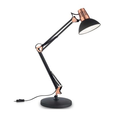 LAMPADA DA TAVOLO IN METALLO 3 COLORI BRACCI SNODATI DIFFUSORE ORIENTABILE CRISTALENSI - Cristalensi Shop Online