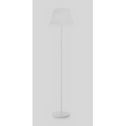 LAMPADA DA TERRA IN VETRO SOFFIATO BIANCO LATTE CON DIFFUSORE DIAMETRO CM 40 CRISTALENSI - Cristalensi Shop Online 2