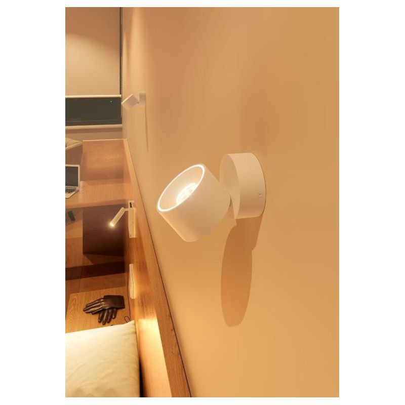 MINI CONCORD SPOT PROIETTORE LED 8W DIREZIONABILE BIANCO O NERO BENEITO FAURE - Cristalensi Shop Online