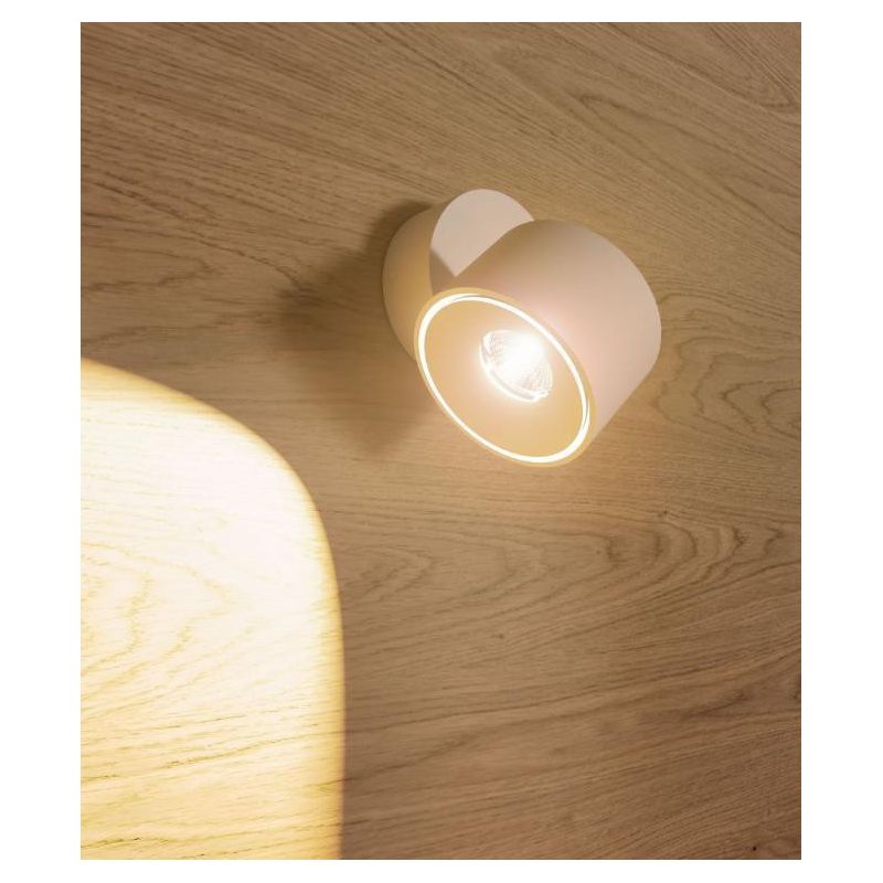 MINI CONCORD SPOT PROIETTORE LED 8W DIREZIONABILE BIANCO O NERO BENEITO FAURE - Cristalensi Shop Online