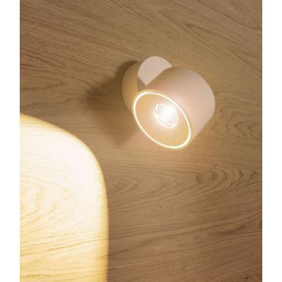 MINI CONCORD SPOT PROIETTORE LED 8W DIREZIONABILE BIANCO O NERO BENEITO FAURE - Cristalensi Shop Online