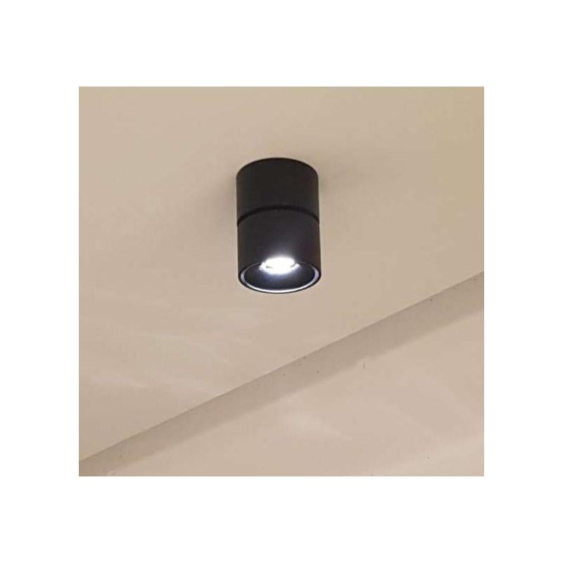 MINI CONCORD SPOT PROIETTORE LED 8W DIREZIONABILE BIANCO O NERO BENEITO FAURE - Cristalensi Shop Online