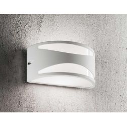 LAMPADA DA PARETE DA ESTERNI DESIGN MODERNO IP44 DUE COLORI LUCE DIFFUSA CRISTALENSI - Cristalensi Shop Online