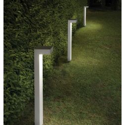 LAMPIONE PER ILLUMINAZIONE ESTERNA IP44 MODERNO LINEARE ALTEZZA CM 80 DISPONIBILE 5 COLORI CRISTALENSI - Cristalensi Shop Online
