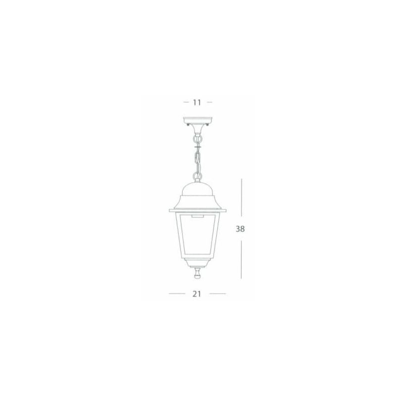 AMALFI GRANDE SOSPENSIONE IN ALLUMINIO NERA DI SOVIL ECONOMICA Sovil - Cristalensi Shop Online