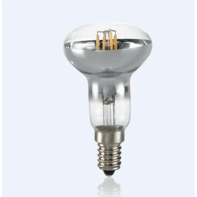 LAMPADINA E14 LED 4W SPOT R50 CON CUPOLA ARGENTO LUCE 3000K DURATA 15000 ORE CRISTALENSI - Cristalensi Shop Online