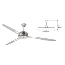 VENTILATORE CENTOTTANTA DI ITALEXPORT SENZA LUCE TELECOMANDO INCLUSO Italexport - Cristalensi Shop Online 2