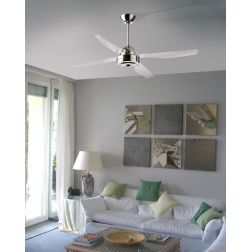 LIBELLULA 4 PALE VENTILATORE SOFFITTO DI ITALEXPORT DIAMETRO 127 CM CON TELECOMANDO Italexport - Cristalensi Shop Online 2