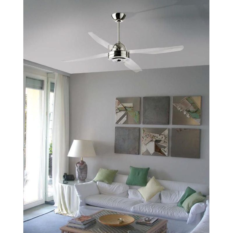 LIBELLULA 4 PALE VENTILATORE SOFFITTO DI ITALEXPORT DIAMETRO 127 CM CON TELECOMANDO Italexport - Cristalensi Shop Online