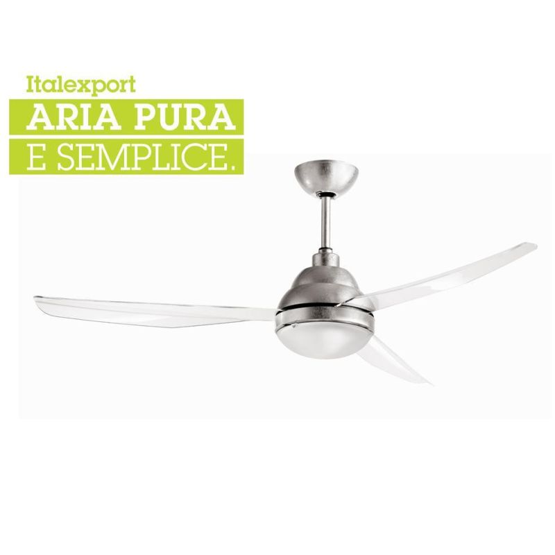 REMIDA LED VENTILATORE SOFFITTO D.127 CON LED 12W 3000K CON TELECOMANDO ITALEXPORT Italexport - Cristalensi Shop Online