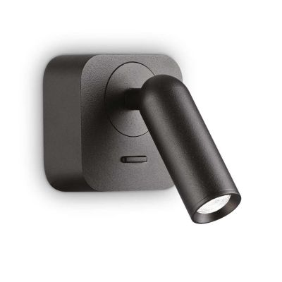 PICCOLA APPLIQUE ORIENTABILE QUADRATA CON SNODO LED 3,5W LUCE 3000K IN METALLO 4 COLORI CRISTALENSI - Cristalensi Shop Online