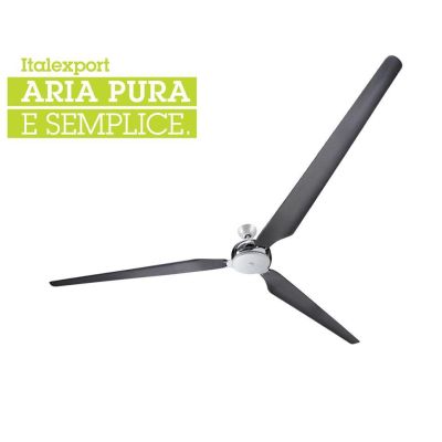 TREMETRI VENTILATORE CON PALE IN FIBRA DI CARBONIO CON TELECOMANDO INCLUSO Italexport - Cristalensi Shop Online
