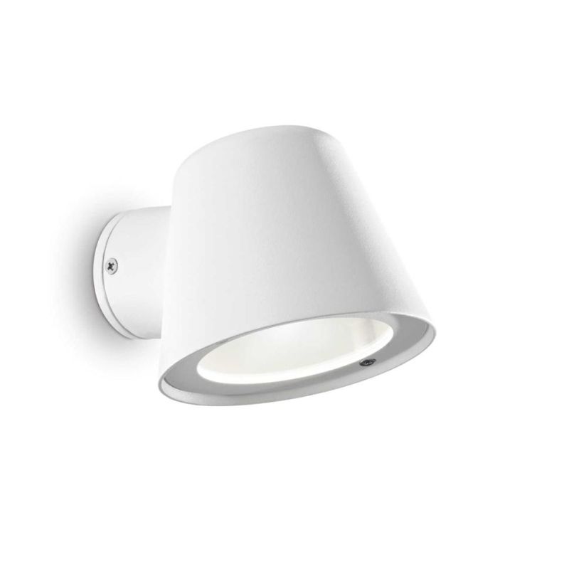 APPLIQUE DA ESTERNO IP43 BIANCO,GRIGIO,ANTRACITE,NERO O CAFFE LAMPADINA GU10 ECONOMICA CRISTALENSI - Cristalensi Shop Online