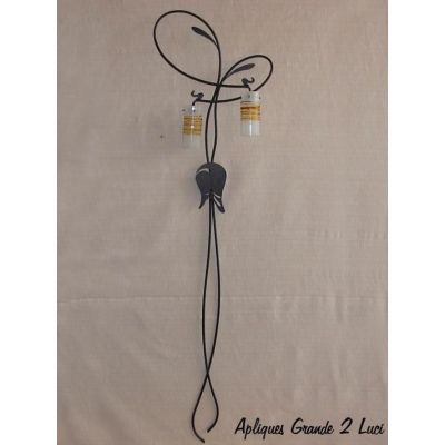 Tosca applique grande 2 luci CRISTALENSI TUSCANY - Cristalensi Shop Online