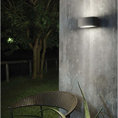 APPLIQUE RETTANGOLARE PER ESTERNO IP54 LAMPADINA E27 DISPONIBILE IN 5 COLORI CRISTALENSI - Cristalensi Shop Online