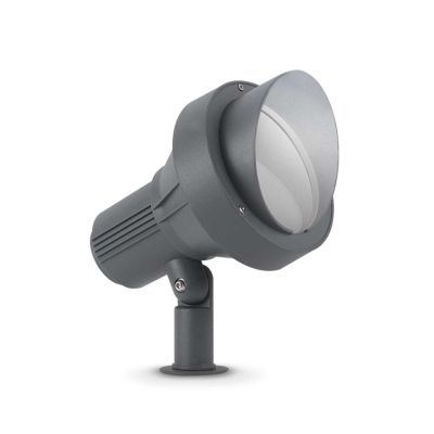 FARETTO DA ESTERNO H40 ORIENTABILE IP65 ANTRACITE O CAFFE' CON PICCHETTO INCLUSO CRISTALENSI - Cristalensi Shop Online