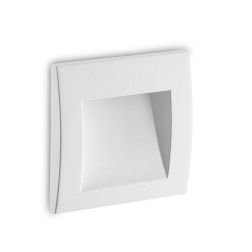 SEGNAPASSO DA INCASSO IP65 IN ALLUMINIO BIANCO O ANTRACITE LED 1,5W LUCE 3000K CM 9X9 CRISTALENSI - Cristalensi Shop Online