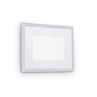 SEGNAPASSO DA INCASSO PER ESTERNI IP65 LED 5W LUCE 3000K BIANCO LARGHEZZA CM 10,5 CRISTALENSI - Cristalensi Shop Online
