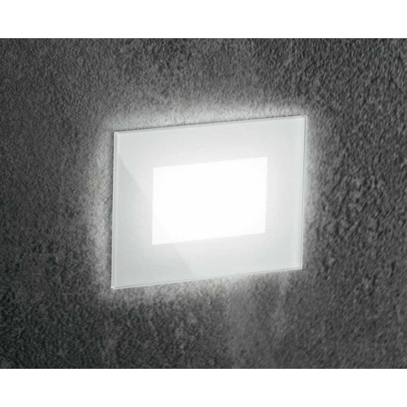 SEGNAPASSO DA INCASSO PER ESTERNI IP65 LED 5W LUCE 3000K BIANCO LARGHEZZA CM 10,5 CRISTALENSI - Cristalensi Shop Online