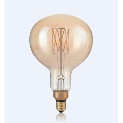 LAMPADINA E27 LED 4W CON VETRO AMBRATO LUCE 2200K DURATA 15000 ORE CRISTALENSI - Cristalensi Shop Online