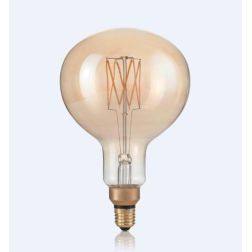LAMPADINA E27 LED 4W DIMMERABILE CON VETRO AMBRATO LUCE 2200K DURATA 15000 ORE CRISTALENSI - Cristalensi Shop Online 2