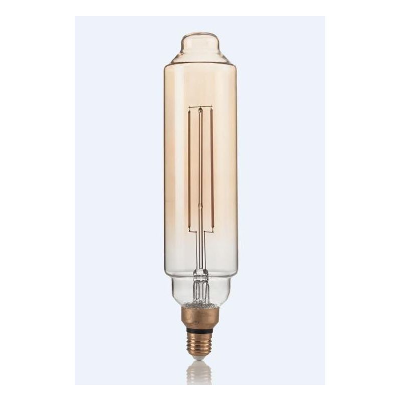 LAMPADINA LINEARE E27 LED 4W CON VETRO AMBRA VINTAGE LUCE 2200K DURATA 15000 ORE CRISTALENSI - Cristalensi Shop Online