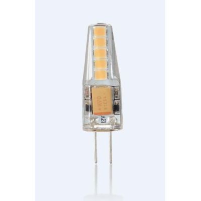 LAMPADINA LED ATTACCO G4 2W LUCE 3000K IN SILICONE TRASPARENTE 170 LUMEN CRISTALENSI - Cristalensi Shop Online