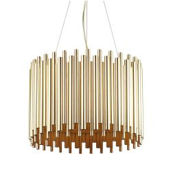 LAMPADARIO CLASSICO IN METALLO ORO DIAMETRO 47 CM LAMPADINE 5XE27 CRISTALENSI - Cristalensi Shop Online 2