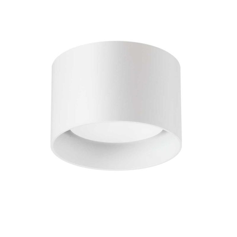 FARETTO DA SOFFITTO ROTONDO D10 CM IN METALLO 6 COLORI CON LAMPADINA GX53 CRISTALENSI - Cristalensi Shop Online