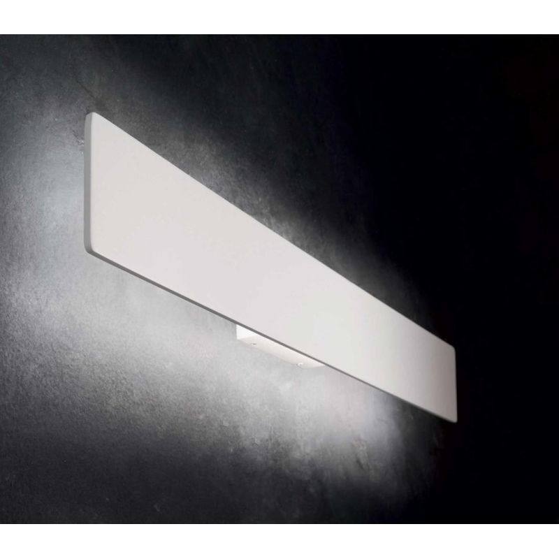 APPLIQUE MODERNA RETTANGOLARE LED 12W LUCE 3000K O 4000K IN ALLUMINIO BIANCO CRISTALENSI - Cristalensi Shop Online