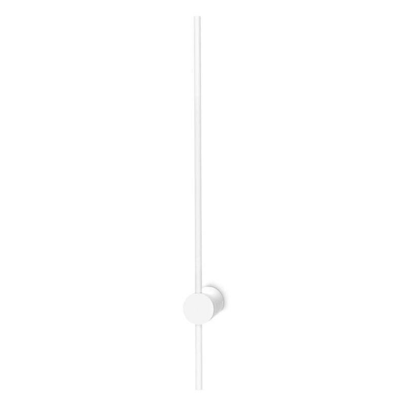 APPLIQUE LINEARE LUNGA 70 CM LED 12.5W LUCE 3000K METALLO BIANCO O NERO CRISTALENSI - Cristalensi Shop Online