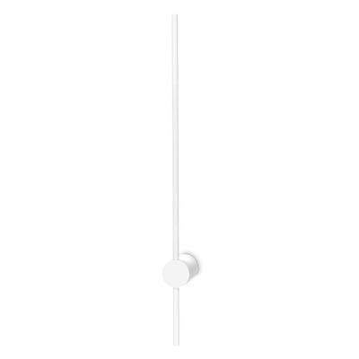 APPLIQUE LINEARE LUNGA 70 CM LED 12.5W LUCE 3000K METALLO BIANCO O NERO CRISTALENSI - Cristalensi Shop Online