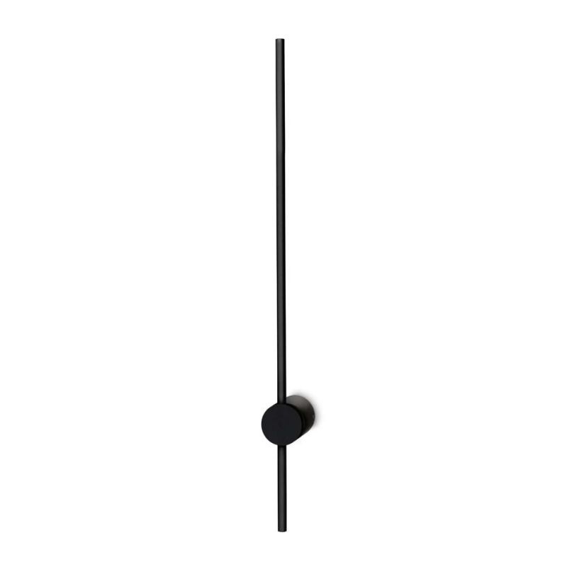 APPLIQUE LINEARE LUNGA 70 CM LED 12.5W LUCE 3000K METALLO BIANCO O NERO CRISTALENSI - Cristalensi Shop Online