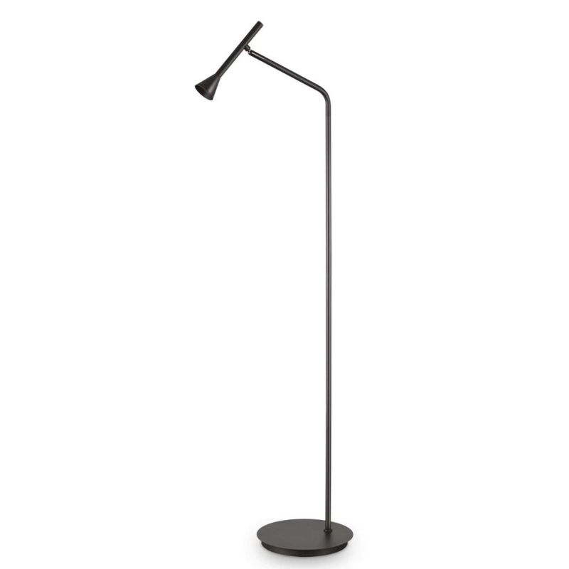 LAMPADA DA TERRA ORIENTABILE H150 CM LED 7W LUCE 3000K METALLO IN 3 COLORI CRISTALENSI - Cristalensi Shop Online
