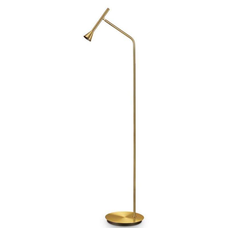 LAMPADA DA TERRA ORIENTABILE H150 CM LED 7W LUCE 3000K METALLO IN 3 COLORI CRISTALENSI - Cristalensi Shop Online