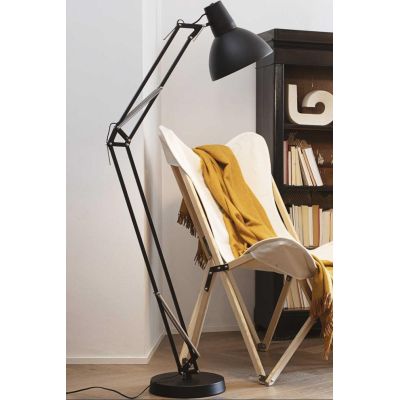 PIANTANA IN METALLO NERO CON BRACCI SNODATI E DIFFUSORE ORIENTABILE CRISTALENSI - Cristalensi Shop Online