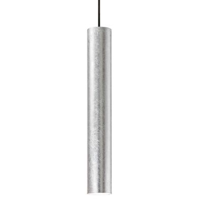SOSPENSIONE CILINDRO DIAMETRO 6 CM ALTEZZA 40 CM IN METALLO 11 COLORI DESIGN MODERNO ATTACCO GU10 CRISTALENSI - Cristalensi Shop