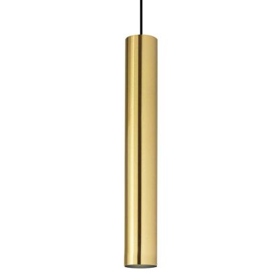 SOSPENSIONE CILINDRO DIAMETRO 6 CM ALTEZZA 40 CM IN METALLO 11 COLORI DESIGN MODERNO ATTACCO GU10 CRISTALENSI - Cristalensi Shop