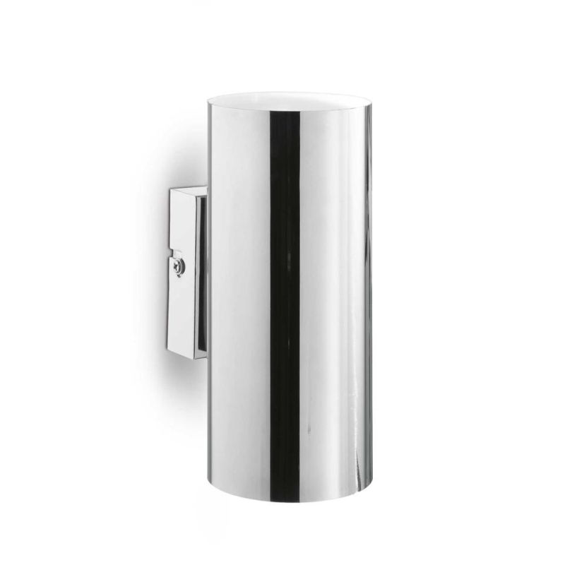 LAMPADA DA PARETE DI FORMA CILINDRICA IN METALLO 5 FINITURE COLORE LAMPADINA GU10 CRISTALENSI - Cristalensi Shop Online