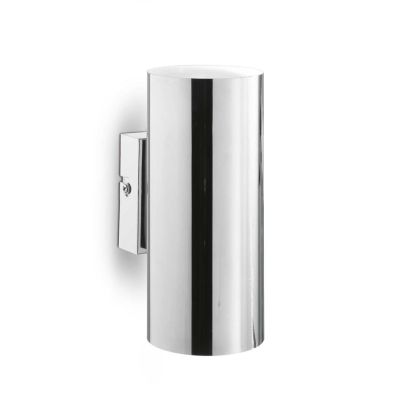 LAMPADA DA PARETE DI FORMA CILINDRICA IN METALLO 5 FINITURE COLORE LAMPADINA GU10 CRISTALENSI - Cristalensi Shop Online