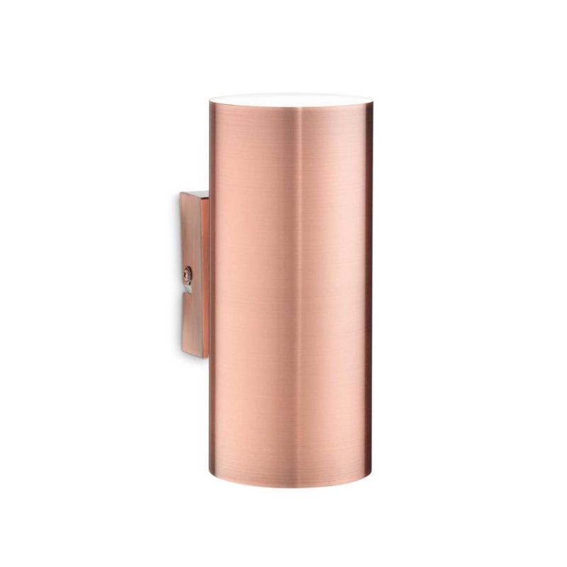 LAMPADA DA PARETE DI FORMA CILINDRICA IN METALLO 5 FINITURE COLORE LAMPADINA GU10 CRISTALENSI - Cristalensi Shop Online