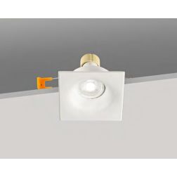 710 FARETTO CORNICE QUADRATA IN ALLUMINIO VERNICIATO DI NERO O BIANCO ATTACCO GU10 ISYLUCE - Cristalensi Shop Online 2