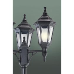 URANO LAMPIONE CON DUE LANTERNE IN POLIMERO DI COLORE NERO BIANCO O VERDE Framon Augenti - Cristalensi Shop Online 2