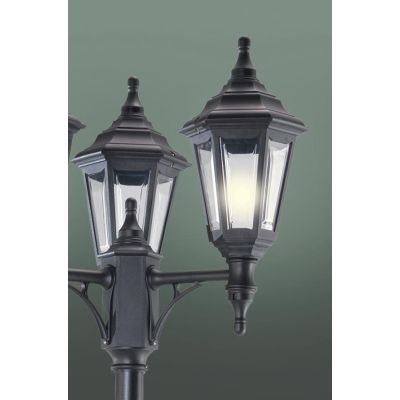 URANO LAMPIONE CON DUE LANTERNE IN POLIMERO DI COLORE NERO BIANCO O VERDE Framon Augenti - Cristalensi Shop Online