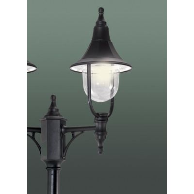 VENERE LAMPIONE PER ESTERNO H215 CM TRE LUCI IN POLIMERO VERDE NERO O BIANCO Framon Augenti - Cristalensi Shop Online