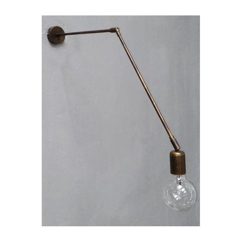 AP 73 APPLIQUE DOPPIO SNODO IN FERRO VERNICIATO CRISTALENSI TUSCANY - Cristalensi Shop Online