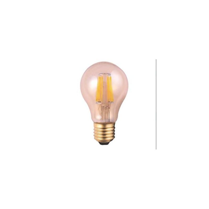LAMPADINA GOCCIA A FILAMENTO COL AMBRA LED 6W LUCE 2200K ATTACCO E27 D60 MM CRISTALENSI LAMPADINE - Cristalensi Shop Online
